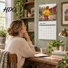 Creative Daily Memo Pad Chicks 2027 Wall Calendar Funny Dressed Up Chicken 12-Month Planner Home Organization Essentials Cute Farm Animal