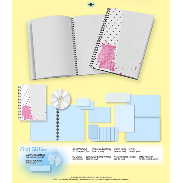 

[POB] YUNA (ITZY) [Ice Cream] 1st MINI ALBUM (PHOTOBOOK ver.) B (APPLEMUSIC POB)