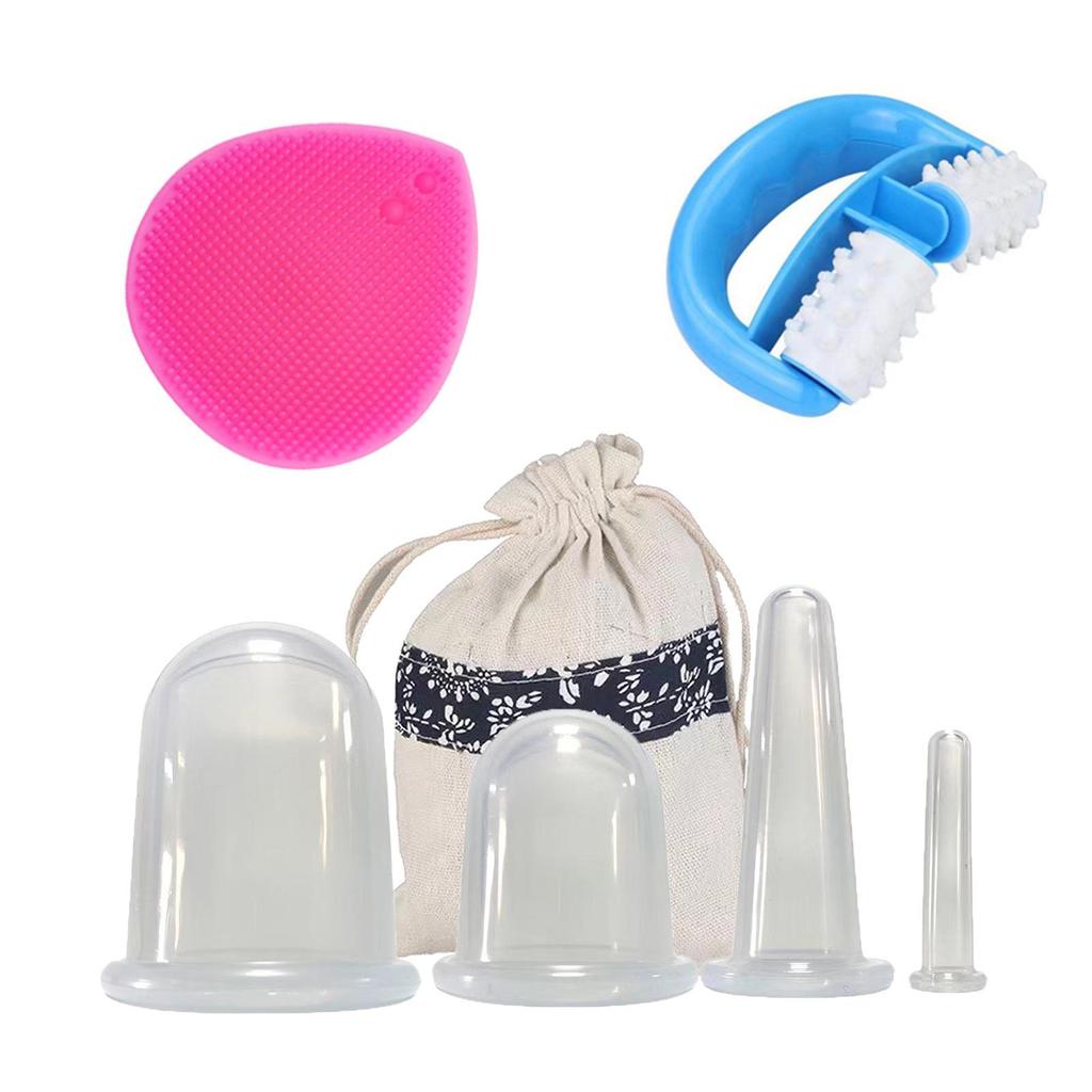 Transparent Silicone Face Massage & Moisture Cupping Device
