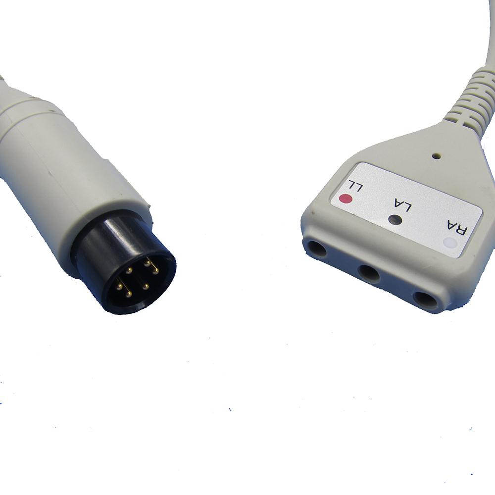 

Совместим с популярными 3/5-канальными кабелями пациента для записи ЭКГ в стиле DIN, сменными проводами отведений ЭКГ, кабельным адаптером, используется для сопутствующих проводов отведений ЭКГ. 3 Lead-IEC