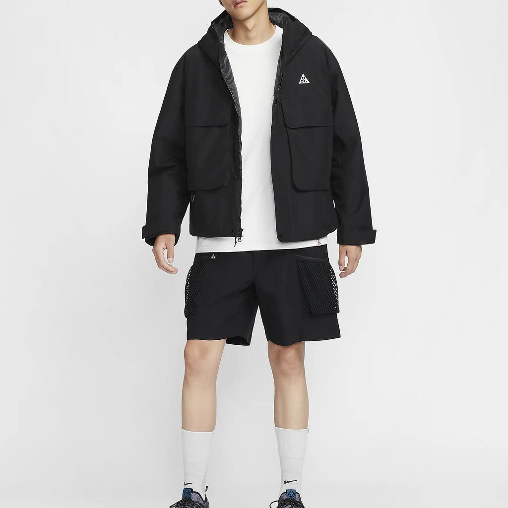 Nike ACG PrimaLoft Storm Fit ADV Windproof Waterproof Loose Fit Long Sleeve Work Jacket Men Jackets Black FV8682-010