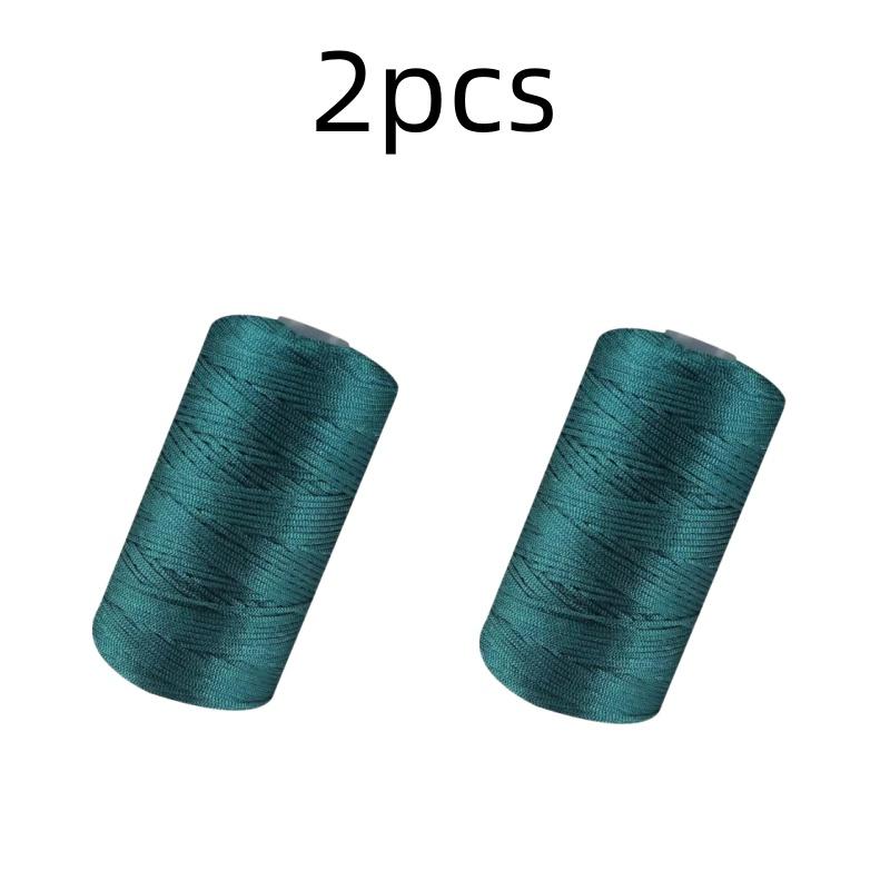 New Summer Crochet Yarn 1.5mm Thin Ice Cotton Thread for Hand Knitting Bag Hat Shoes 100g Hollow Line Colorful Nylon Cord