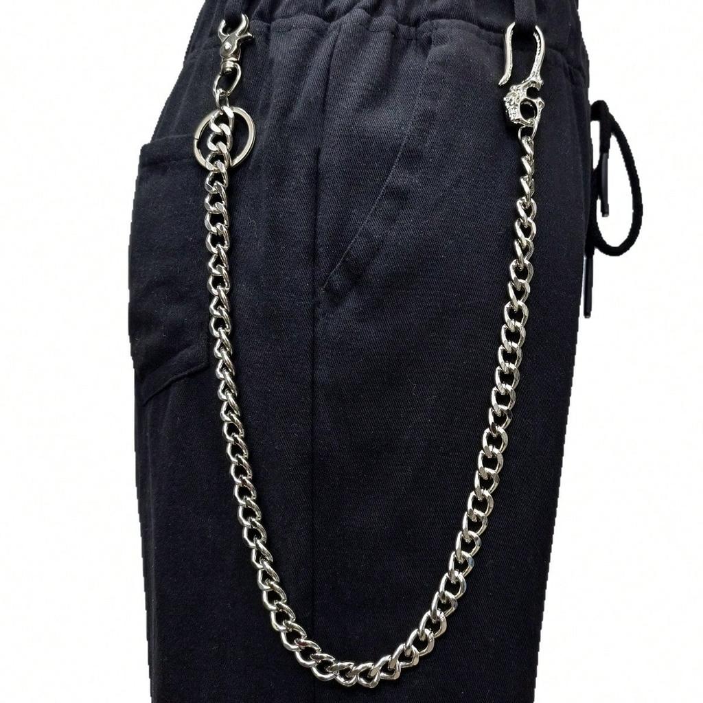 European and American Jewelry Punk Skull Hook Keychain Men's and Women's Trouser Chain Fashion Chain Waist Chain
