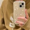 Japan Korean 3d Pearl Laser Love Heart Soft Phone Case For Iphone 14 12 11 13 Pro Max Xr X Xs Max Luxury Protective Back Cover