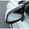 For Toyota Camry 2018-2024 Bright Black Mirror Rain Eyebrow Cover