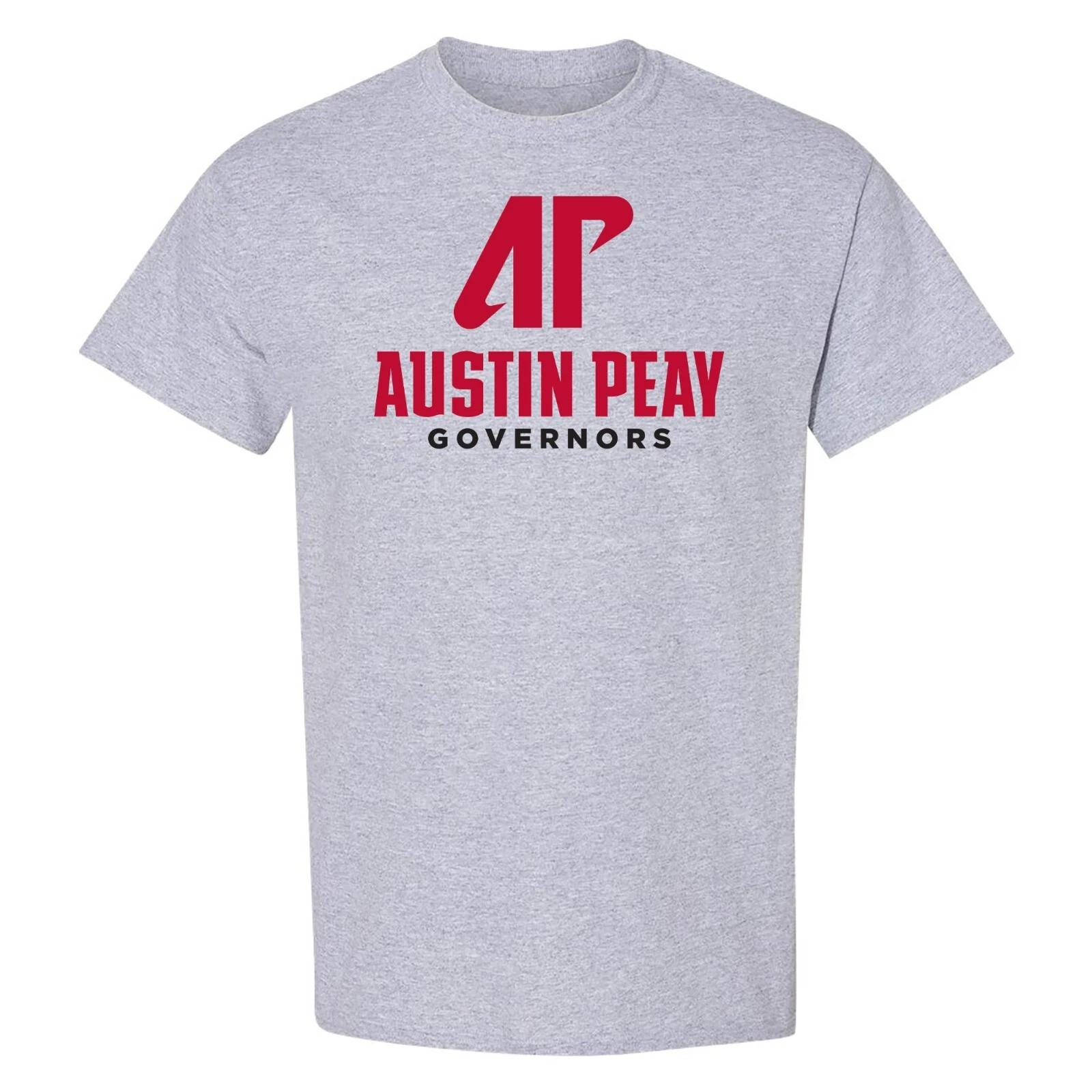Austin Peay Governors Institutional Logo T-Shirt - Sport Grey S