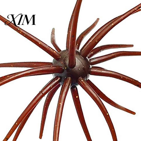 Freshwater Fish Lures 5Pcs Bionic Sea Urchin Lure, 4cm/0.5g, 7cm/1.6g, 9cm/2.8g, 11cm/8.7g Floating Fishing Accessories Artificial Bait, Fuzzy