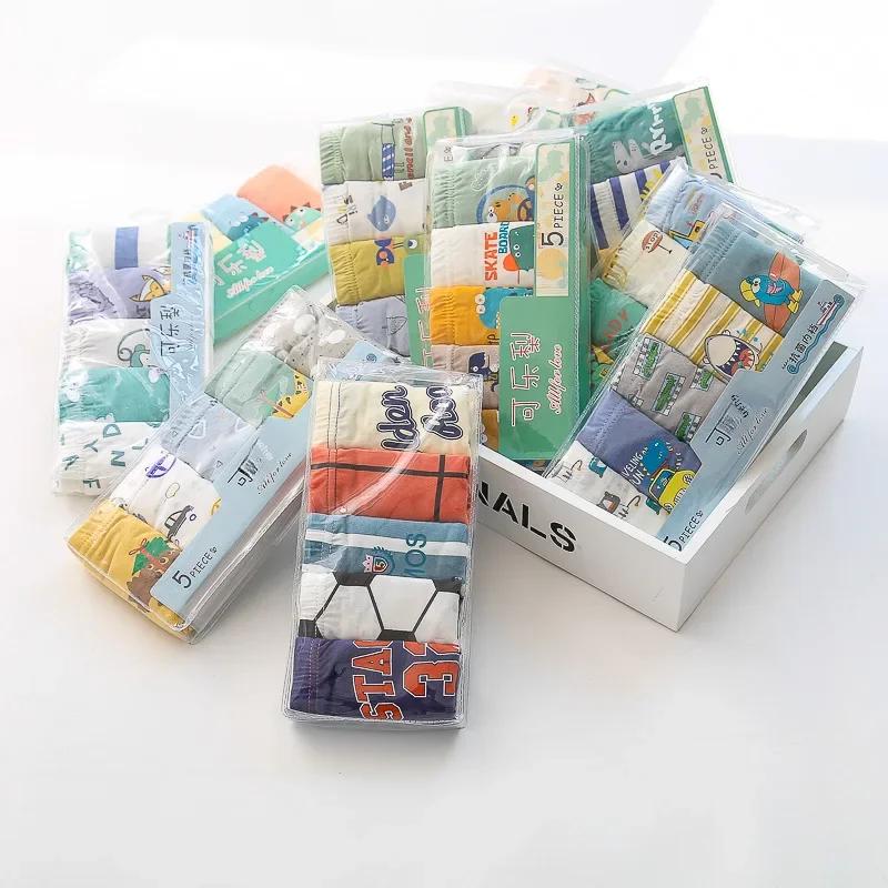 Coke Pear Jungen-Boxershorts aus Baumwolle – Mittelhohe Unterwäsche für Schüler und Kleinkinder