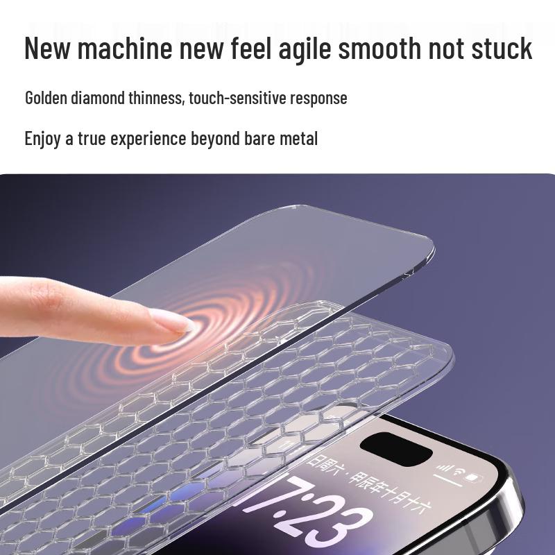 Shangsu iPhone Tempered Glass Screen Protector with Dust-Free Applicator