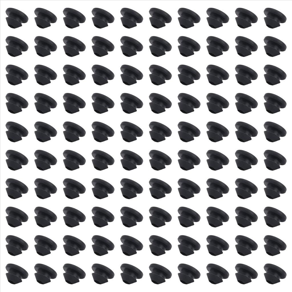 A78U 100PCS Cable Railing Rubber Grommets for 1/8Inch 5/32Inch 3/16Inch Cable for Metal Cable Railing Posts,Cable Railing Kit