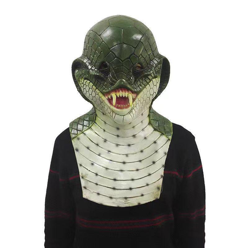 Latex Wolf Mask Halloween Costume Party Cosplay Headwear