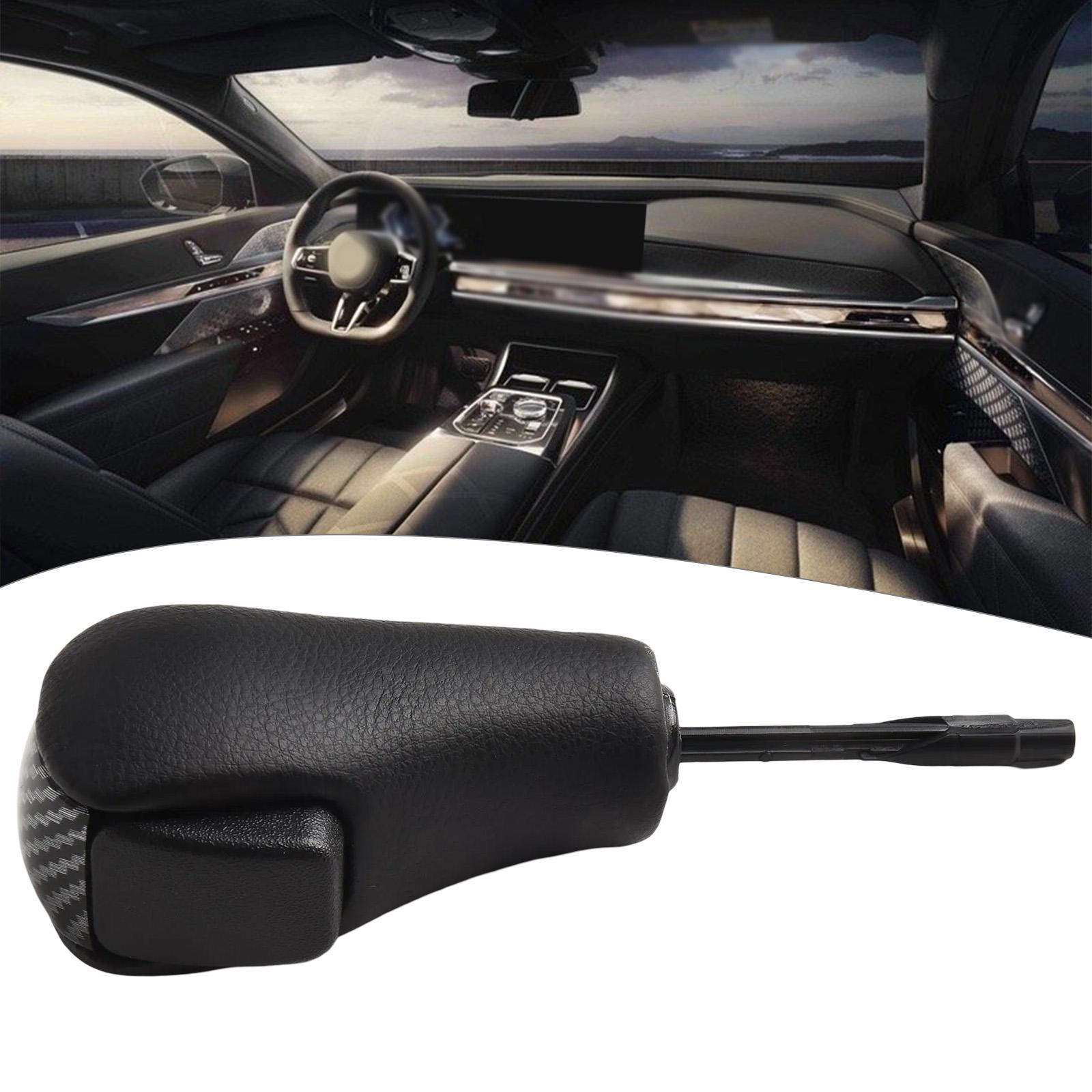 

Car Interior Upgrade Leather Gear Shift Knob Gear Shifter Knob Color Black Wear-resistant Design Easy Installation China Mainland