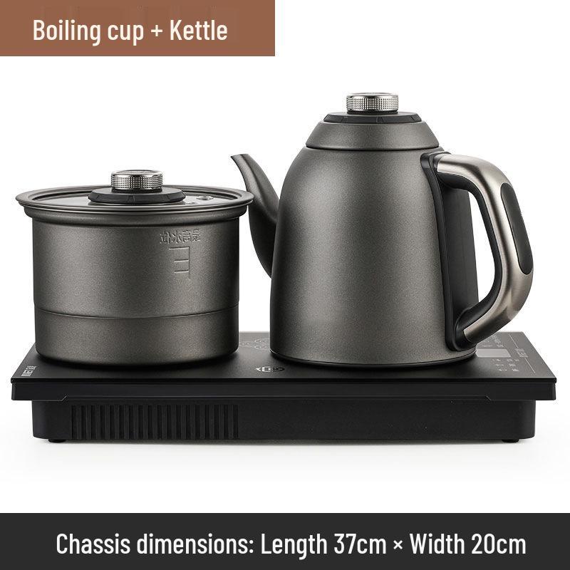 Automated Titanium Electric Kettle with Built-in Tea Table for Brewing and Steaming