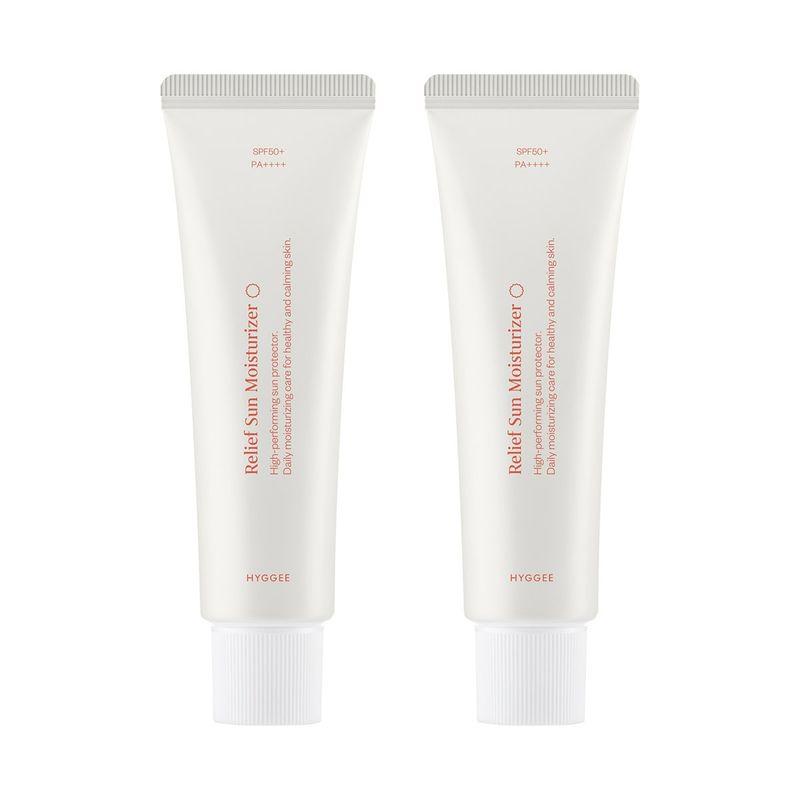 Hyggee Suncream 50ml X 2(Vegan or Relif Moisture)