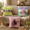 Kpop FFIFTYFIFTY Cushion Cover Soft Short Plush SkinFriendly Cushion Case for MultiScene Use
