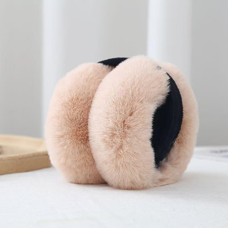 Женские зимние теплые милые грелки для ушей, уличные складные наушники, грелки для ушей One Size