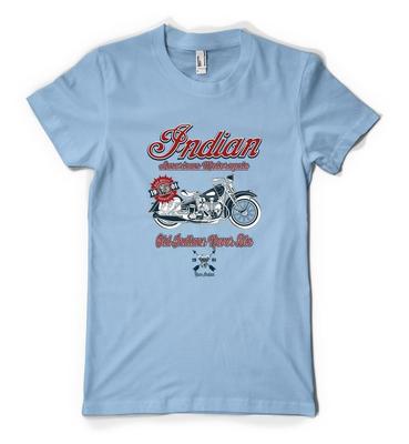 Indische Amerikanische Motorräder Biker Motorrad Personalisiertes Unisex.Erwachsenen T-Shirt