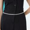 High-end Female Waist Chain for Women Fashion Rhinestone Women Waist Chain Exquisite Elegant Inlaid Exquisite Dress Waist Chain