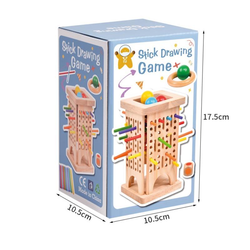 Wooden Stick Balance Game for 3 to 6 Years Old Brain Thinking and Concentration Training Double Battle Children's Educational Toy