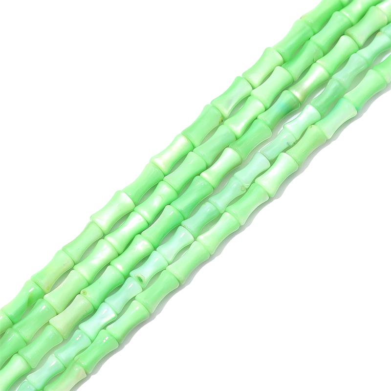 45Pcs Natural Colored Freshwater Bamboo Shell For DIY Necklace Bracelet Earrings Jewelry Making