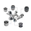 Bucșă Braț Control BKK85690PR 523-318 Pentru Ford Explorer 2011 - 2018 Kit Bucșe Articulație Basculă Suspensie Spate