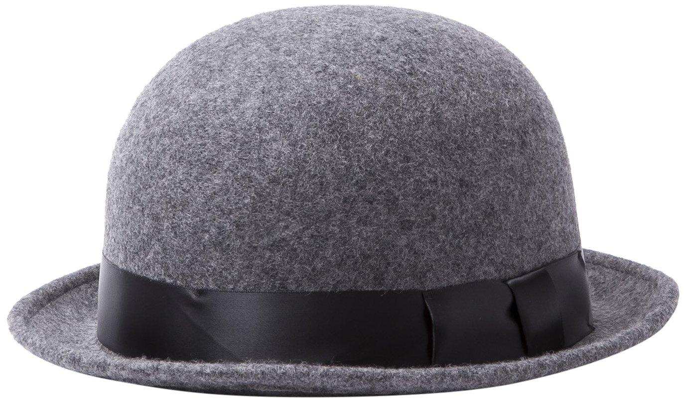 

Шляпа-дерби котелок из фетра BASIQUENTI для мужчин, один размер подходит всем (Большой размер/Куполообразный) Женщины, Все, Осень/Зима