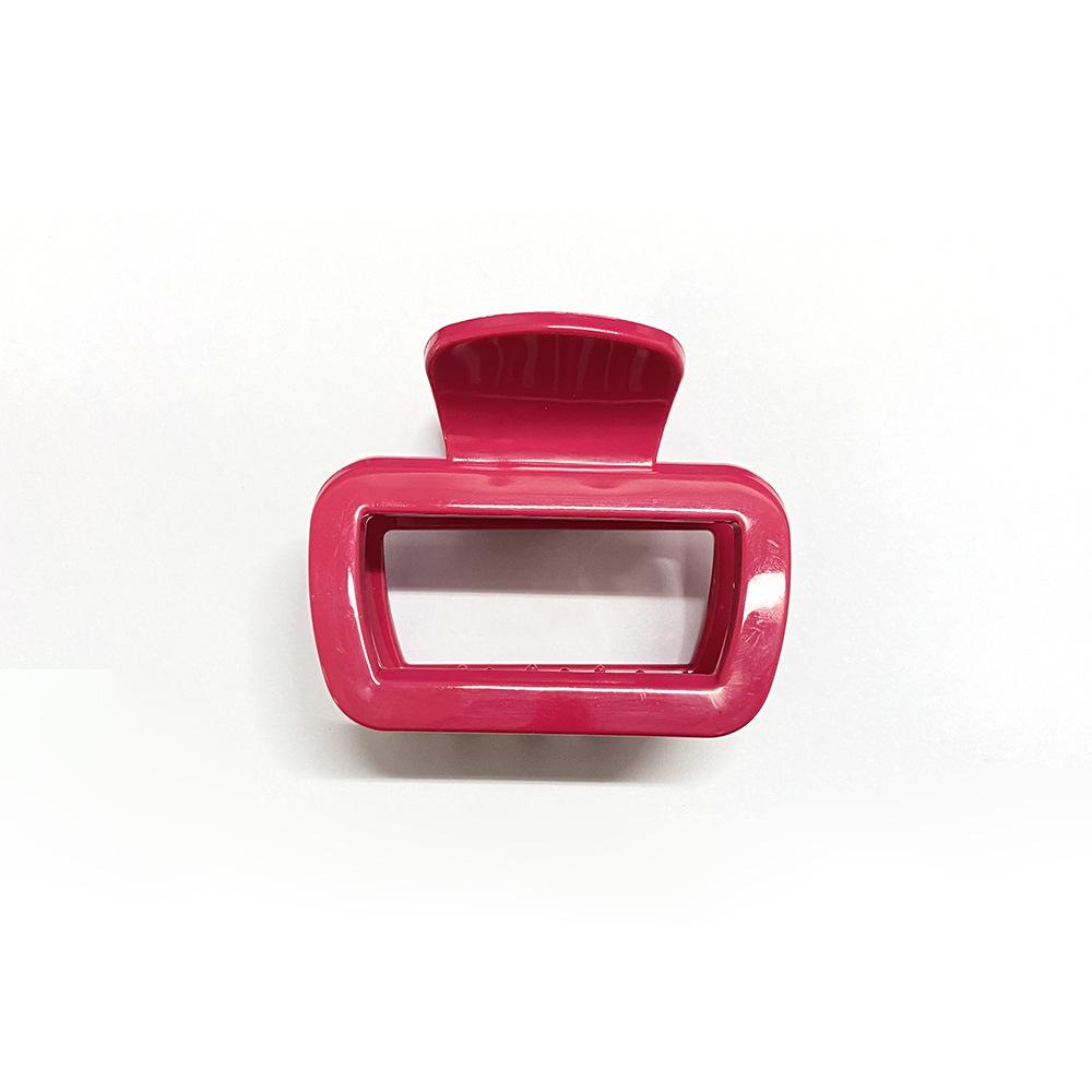 Soft Silicone Square Hair Claw 6.2CM Small Claw Clips Anti-collision Durable Hair Clips Hair Accessories for Women Girl
