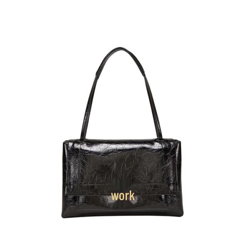 Retro Oil Leather Women s Shoulder Tote Bag