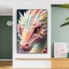 1 Rhinestone Canvas Drill Painting with Set Dragon Tools 5D Full Drill