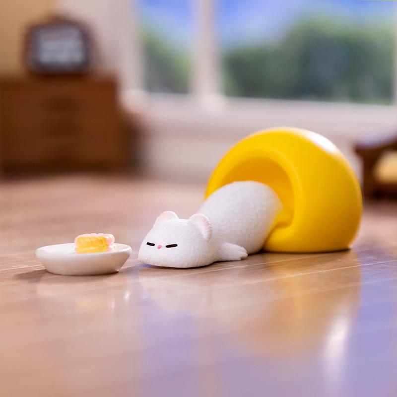 Roztomilé kreslené mini fretka kutilské domácí dekorace Stolní miniatury Kawaii Figurky Malé ozdoby Příslušenství Řemesla Dětské dárky