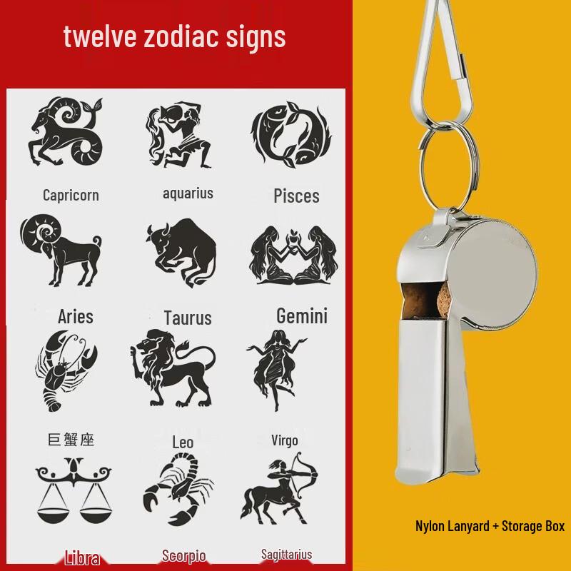 High-Volume Metal Sport Training Whistle