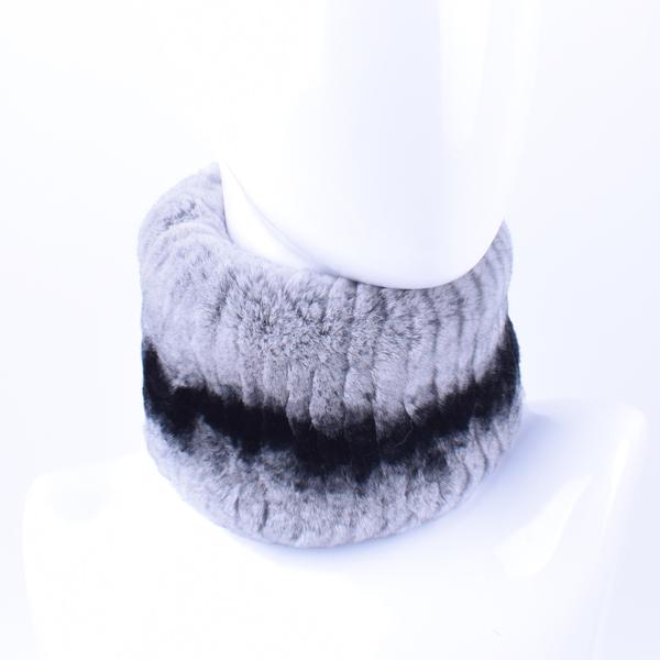 Raglaido Ring Scarves Woman Real Fur Neck Warmer Winter Rabbit Warm Soft Women's Scarves Luxury Brand Fur Collar Scarf