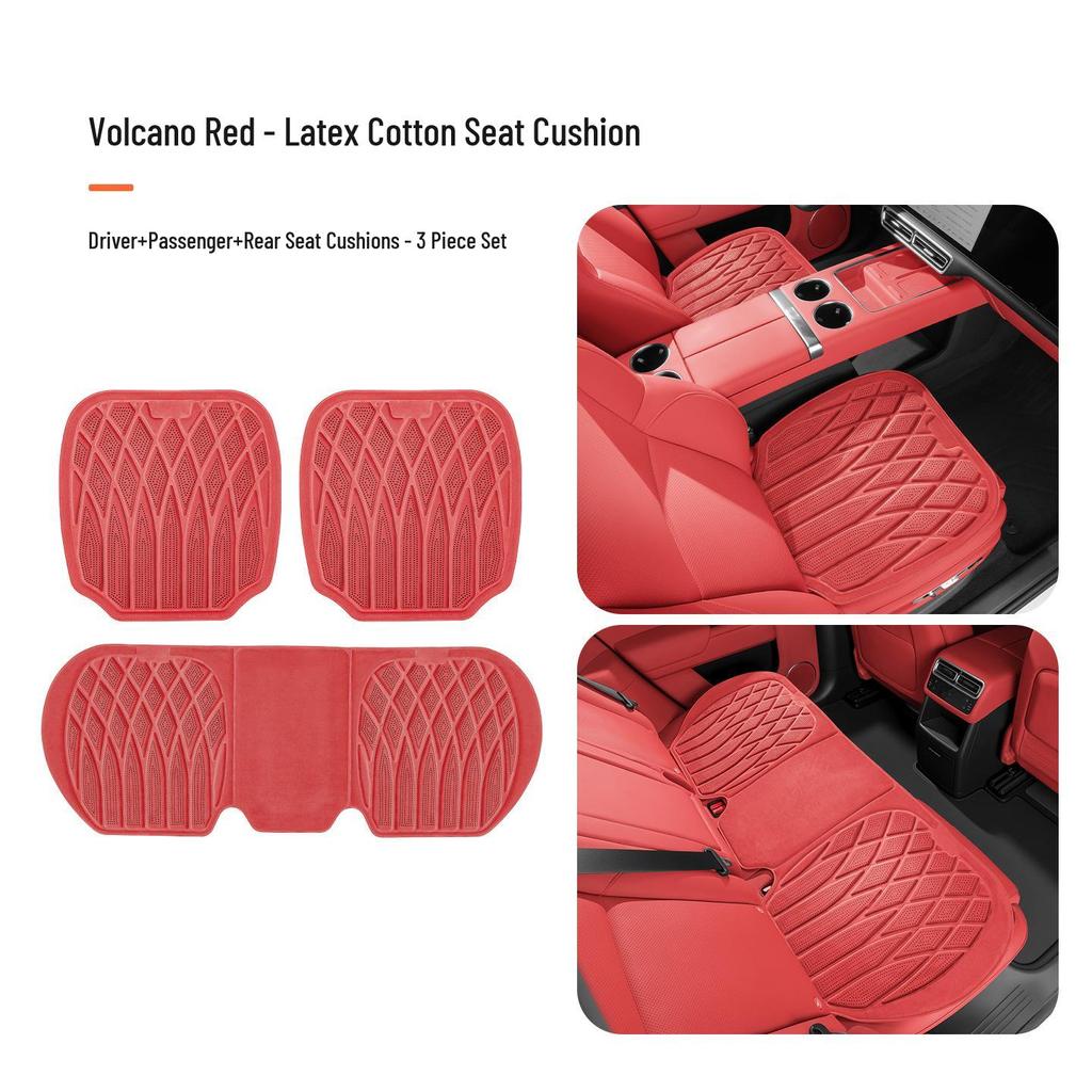 Universal Latex Cotton Seat Cushion for Haval H6/H9/M6, Big Dog, Xiaolong, Menglong, & Chitu - All-Season Interior Accessory.