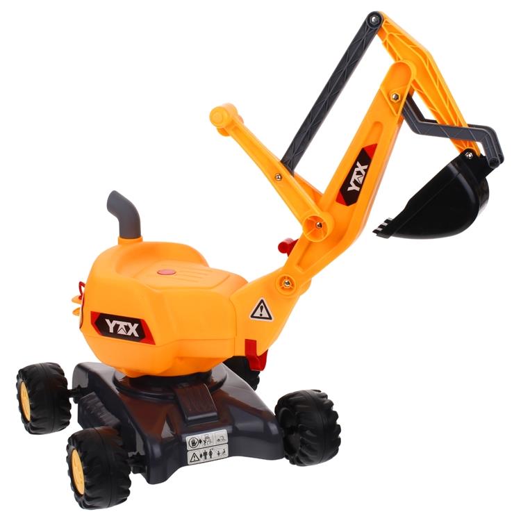 Kolesové otočné rypadlo Jízdní stroj s pohyblivým lžící