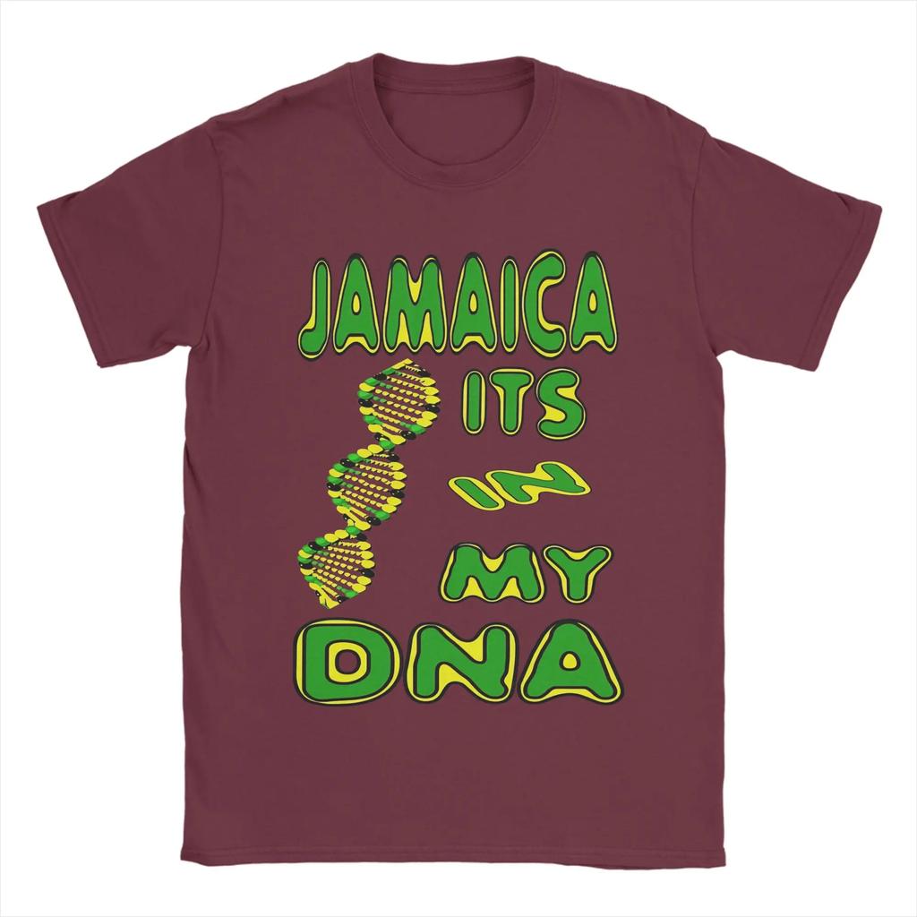 Is In My Dna Jamaica T Shirt Couple Jamaican Funny Tshirts Summer Breathable Harajuku Tee Shirt Casual Plus Size Clothing