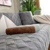 Short Plush Grey Color Sofa Towel European Brief Thicken Quilted Sofa Cover Slip Resistant European Couch Cover for Living Room