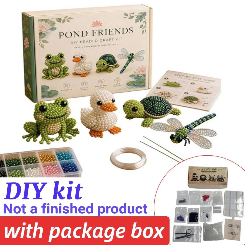3D Гном с бусинами DIY Набор для рукоделия с бисером Набор DIY Милое Животное Гном Набор для бисероплетения БЕЗ/с коробкой (Не готовый продукт)