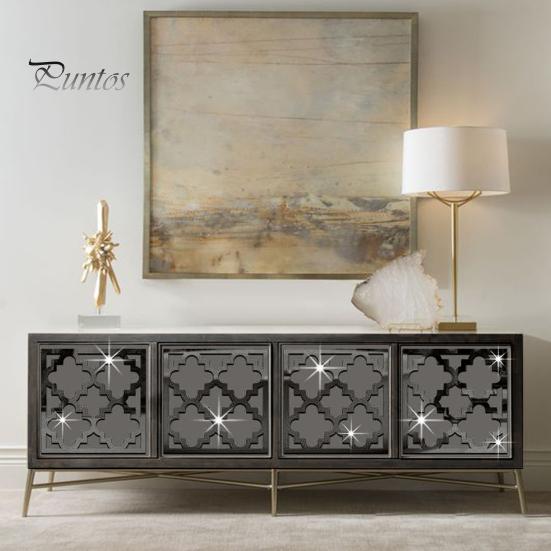 4 bucăți/set oglindă geometrică autocolant de perete detașabil autoadeziv acasă birou sufragerie dormitor dulap de bucătărie autocolant decorativ gol