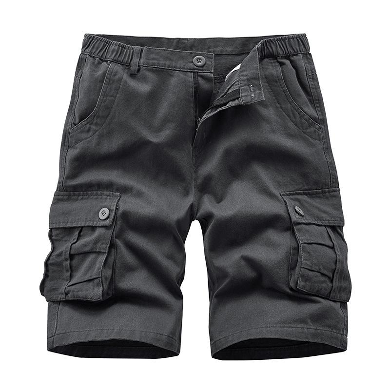 Men's Summer Camo Cargo Shorts Teenagers Casual Knee Pants Trendy Oversized Loose Outdoor Streetwear Breathable Fashion Short Trousers Daily Wear