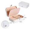 PU Leather Jewelry Box Earrings Jewelry Organizer Case Portable Jewelry Storage Box  Display Stand