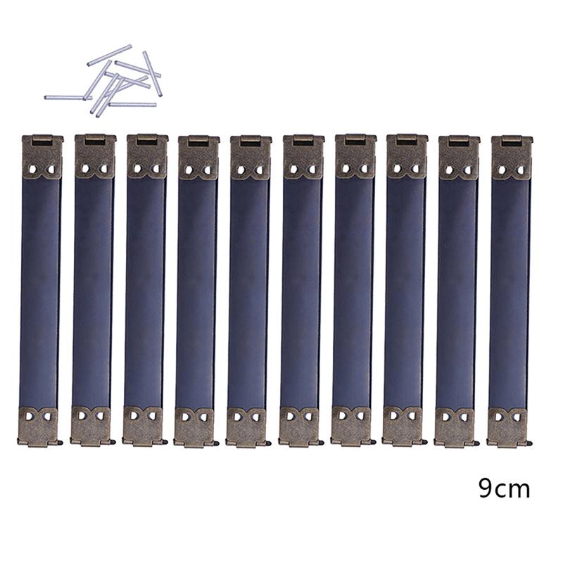 10 Peças Fecho de Metal com Estrutura Interna para Bolsa Alça Flexível Interna para Bolsa DIY