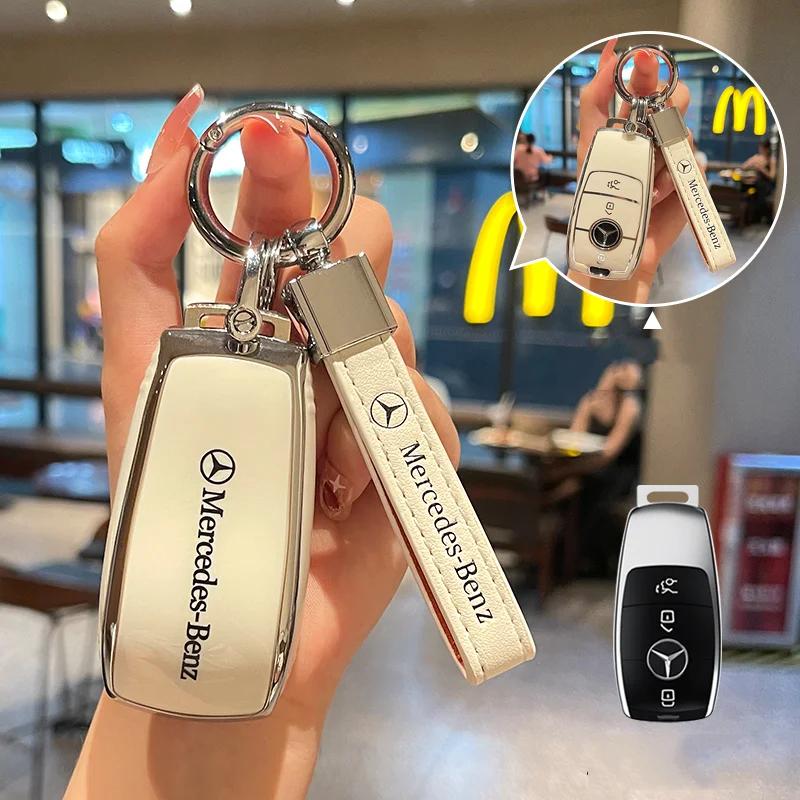 Car Remote Key Case Shell Auto Accessories For Mercedes Benz A B C E S Class W206 W204 W212 W213 W176 GLC CLA AMG W177 W223 S350