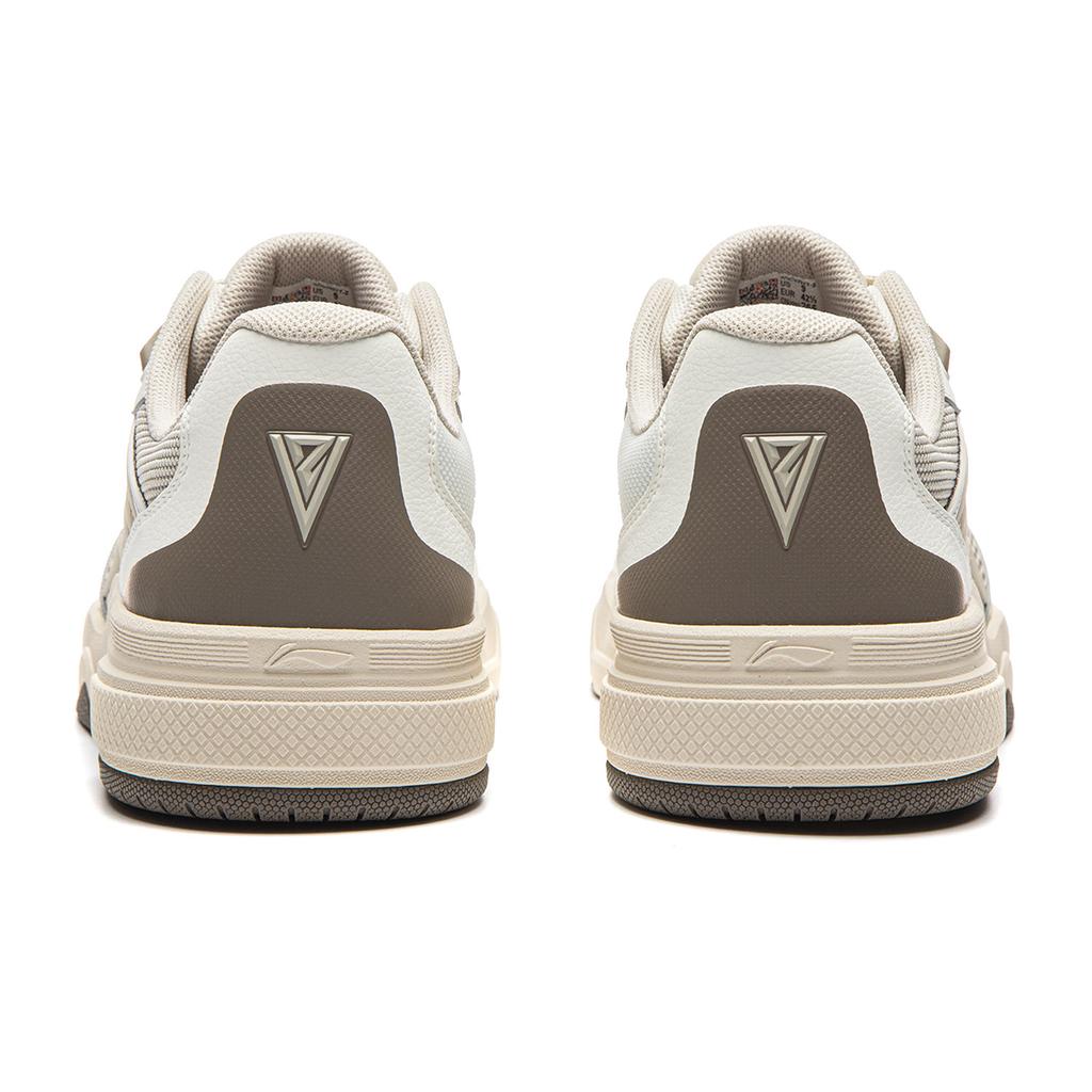 Li Ning Wave LITE Lightweight Abrasion Resistant Low top Skateboard Shoes Unisex Champagne White Oak Brown AGCW377-2