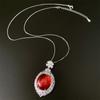 Jewelry Dan Shape Treasure Pendant 18 * 20 Ring 13 * 18 Earrings 10 * 12 Women'S Set