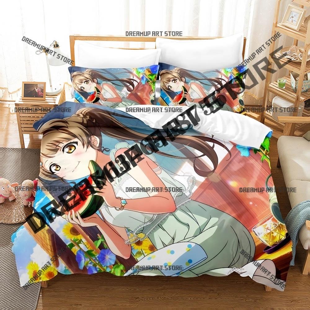Fashion Love Live Kotori Minami Bedding Set Single Twin Full Queen King Size Bed Set Kids Bedroom Duvetcover Sets Bed Sheet Set