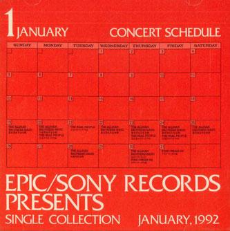 

CD VARIOUS - Single Collection 1 January 1991 QY8P90089PROMO SONY 1991 Japan Rock Used