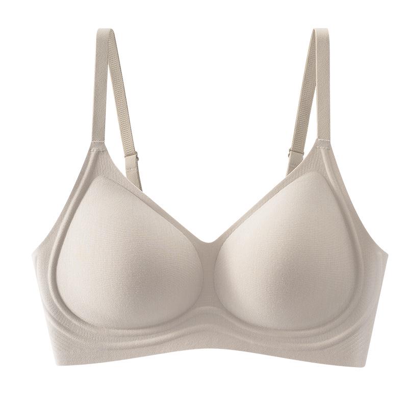 60-Count Lan Jing Modal Seamless Underwear for Women with Large Breasts: Invisible Bra with Wide Shoulders, Beautiful Back, Sports Style.