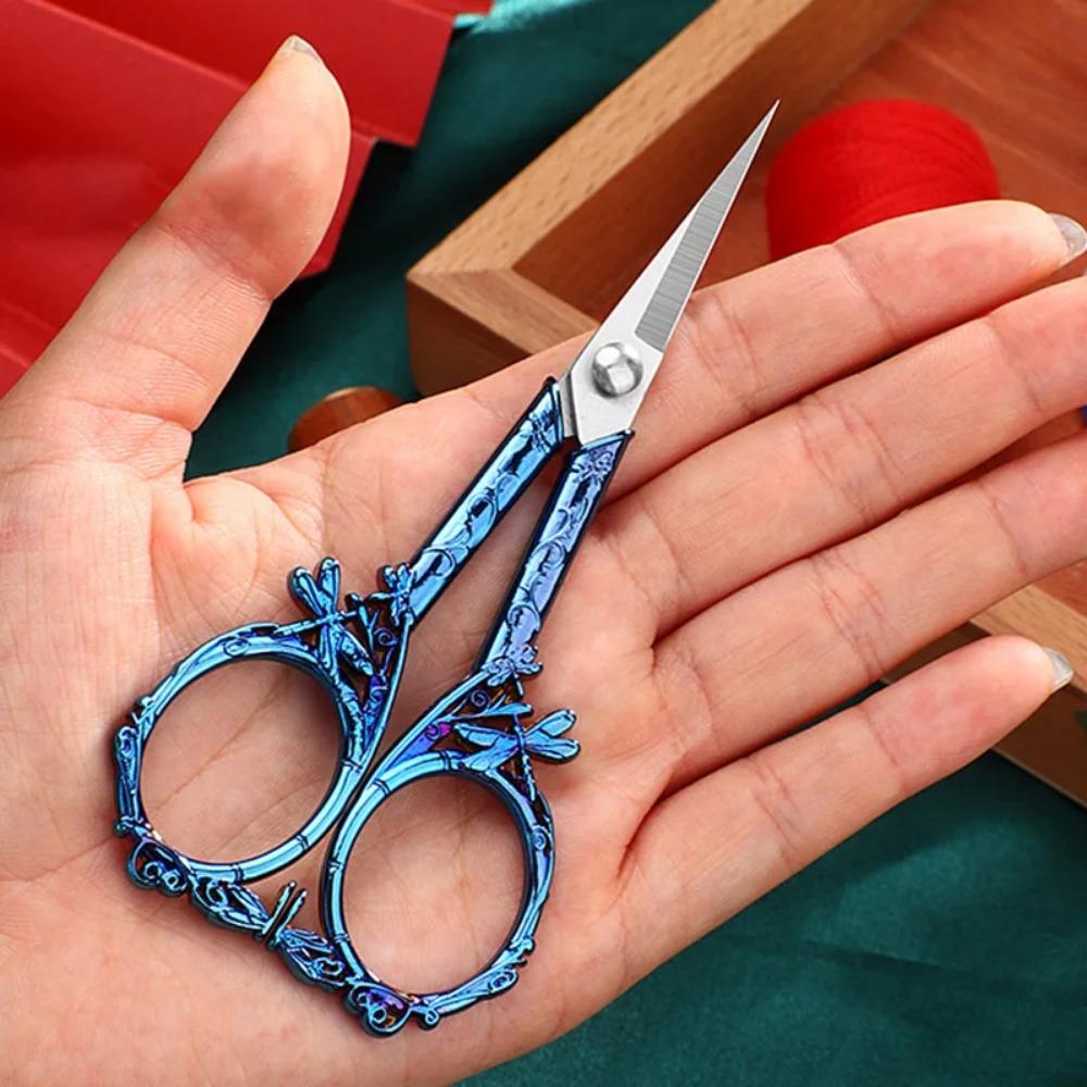 Retro Nähen Hand Schere Edelstahl Haushalt Stickerei Faden Schere Handwerk Werkzeuge Beschneiden Schneider Schere