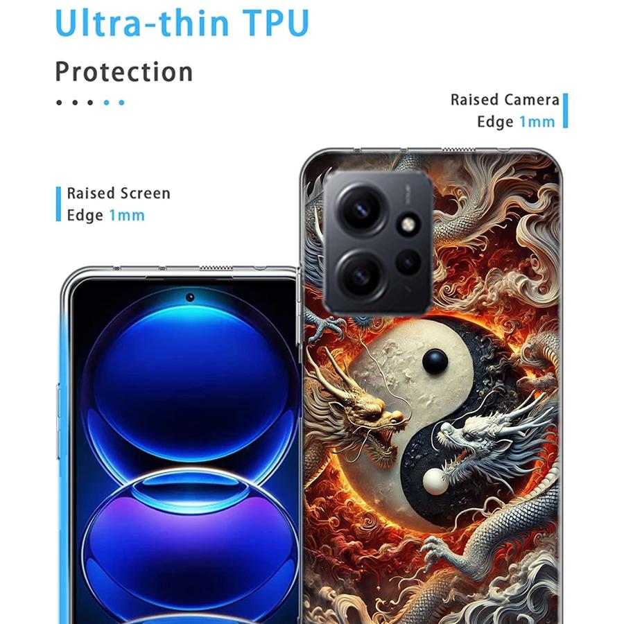 Balance of Elements The Eternal Yin-Yang Phone Case For Redmi Note 14 15 Pro 5G 13 12 Pro Plus 11 11T 11E 11S 10 Pro 10S 9 9S Co