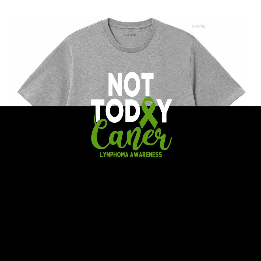 Cancer Lymphoma Awareness Green Non Hodgkins T Shirt vintage Washed fashion Unisex Soft homme Versatile streetwear Stretched